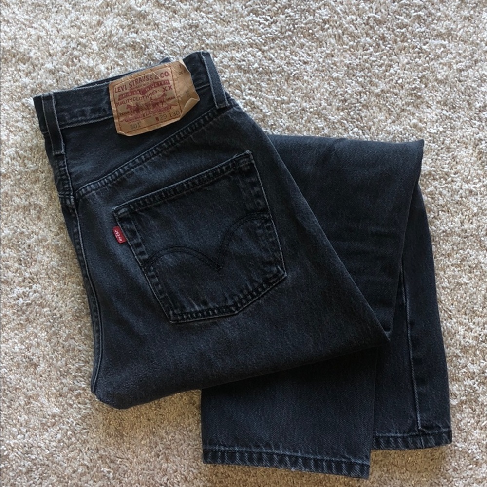 Vintage 501 High Wasted Levi Jeans